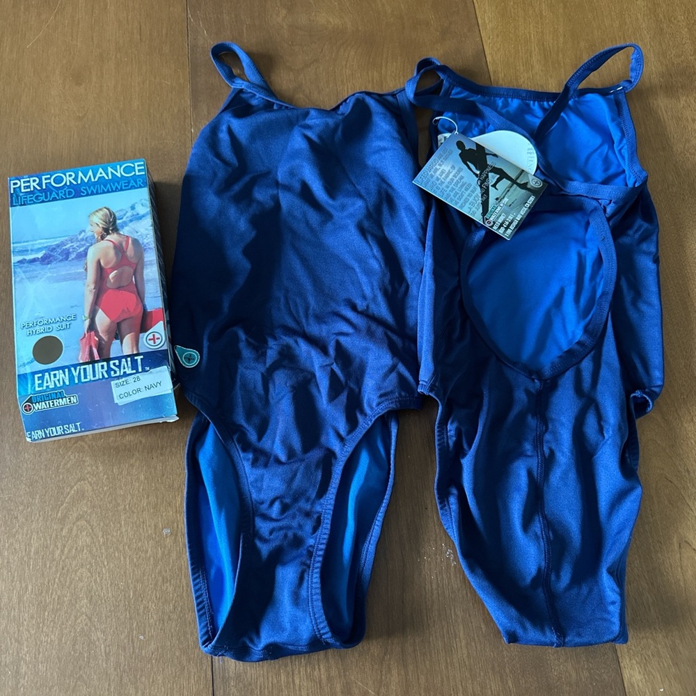 Performance Lifeguard Swimwear in Blue